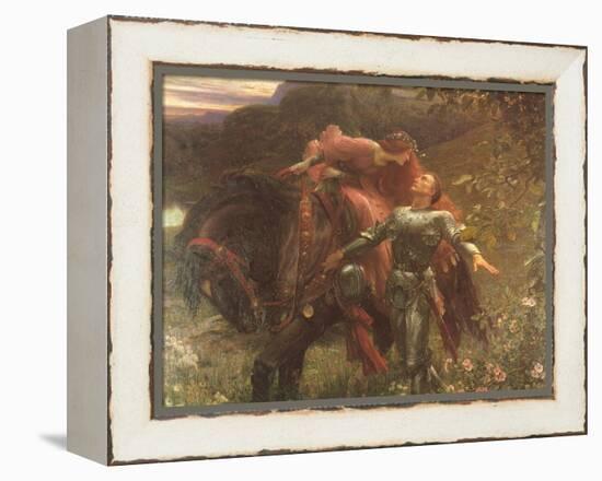 La Belle Dame Sans Merci-Frank Bernard Dicksee-Framed Premier Image Canvas