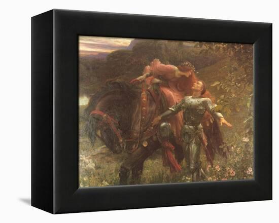 La Belle Dame Sans Merci-Frank Bernard Dicksee-Framed Premier Image Canvas