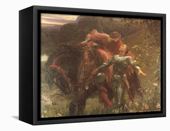 La Belle Dame Sans Merci-Frank Bernard Dicksee-Framed Premier Image Canvas