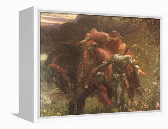 La Belle Dame Sans Merci-Frank Bernard Dicksee-Framed Premier Image Canvas