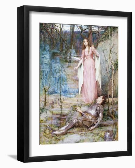 La Belle Dame Sans Merci-Henry Meynell Rheam-Framed Giclee Print