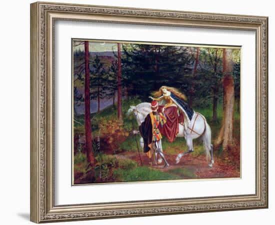 La Belle Dame Sans Merci-Walter Crane-Framed Giclee Print