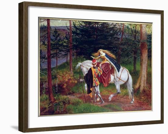 La Belle Dame Sans Merci-Walter Crane-Framed Giclee Print