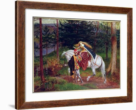 La Belle Dame Sans Merci-Walter Crane-Framed Giclee Print