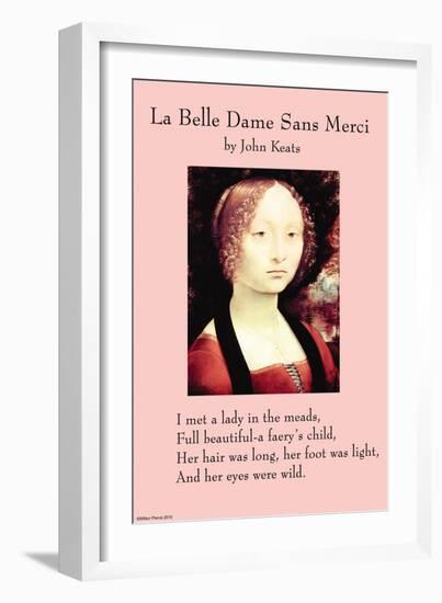 La Belle Dame Sans Mercy Or the Beautiful Woman Without Pity-null-Framed Premium Giclee Print