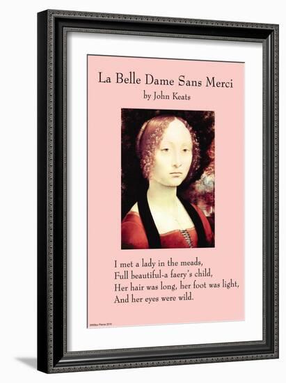 La Belle Dame Sans Mercy Or the Beautiful Woman Without Pity-null-Framed Premium Giclee Print