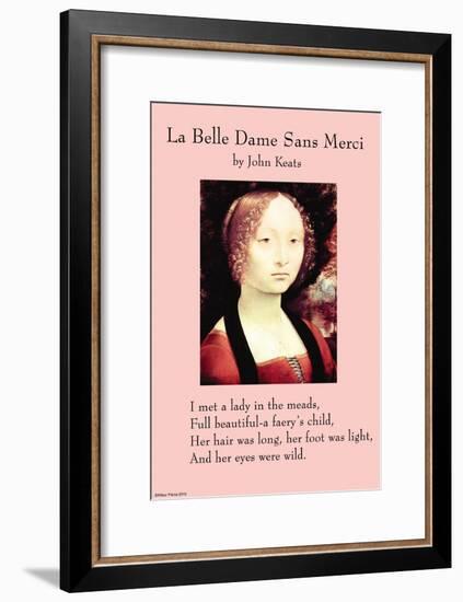 La Belle Dame Sans Mercy Or the Beautiful Woman Without Pity-null-Framed Art Print