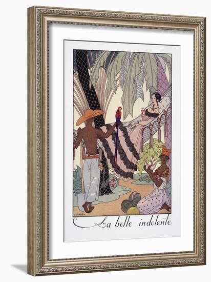 La Belle Indolente-Georges Barbier-Framed Giclee Print