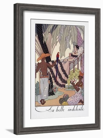 La Belle Indolente-Georges Barbier-Framed Giclee Print