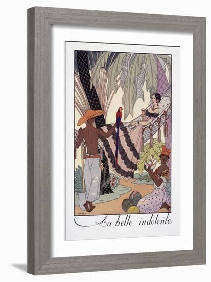 La Belle Indolente-Georges Barbier-Framed Giclee Print