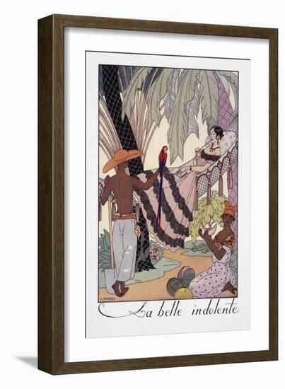La Belle Indolente-Georges Barbier-Framed Giclee Print