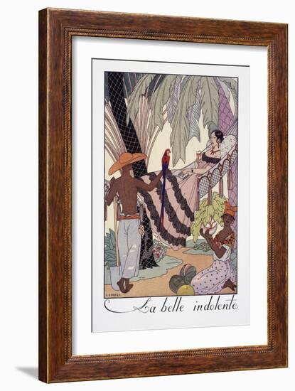 La Belle Indolente-Georges Barbier-Framed Giclee Print