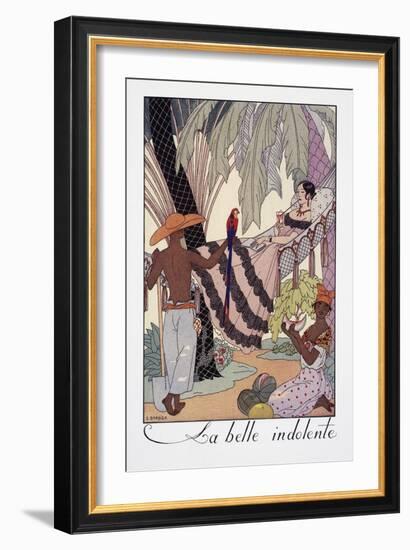 La Belle Indolente-Georges Barbier-Framed Giclee Print