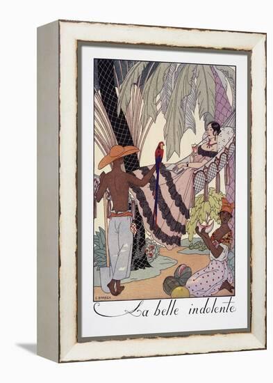 La Belle Indolente-Georges Barbier-Framed Premier Image Canvas