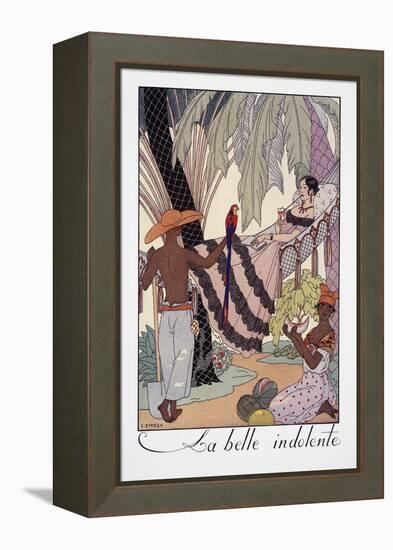 La Belle Indolente-Georges Barbier-Framed Premier Image Canvas