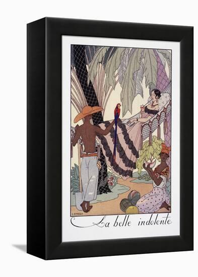 La Belle Indolente-Georges Barbier-Framed Premier Image Canvas