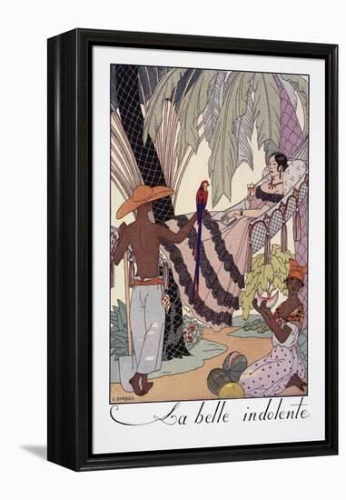 La Belle Indolente-Georges Barbier-Framed Premier Image Canvas