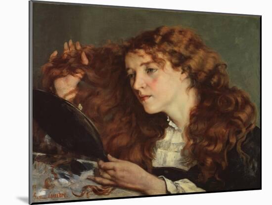 La Belle Irlandaise-Gustave Courbet-Mounted Giclee Print