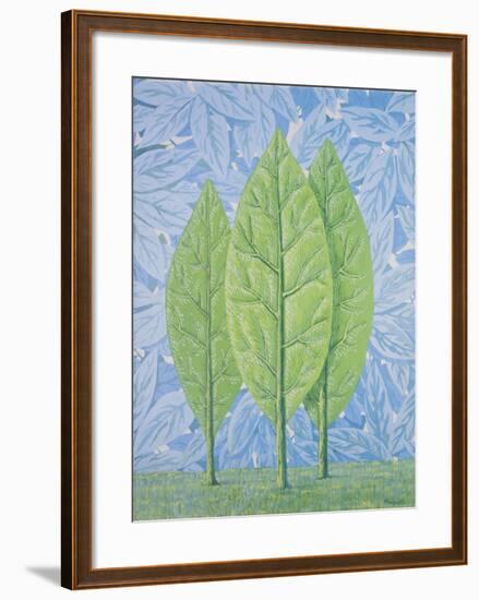 La belle saison-Rene Magritte-Framed Art Print