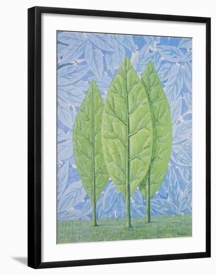 La belle saison-Rene Magritte-Framed Art Print