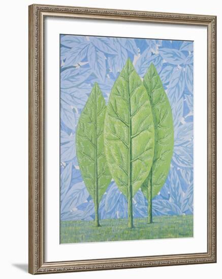 La belle saison-Rene Magritte-Framed Art Print