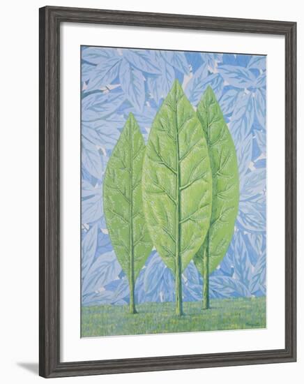 La belle saison-Rene Magritte-Framed Art Print