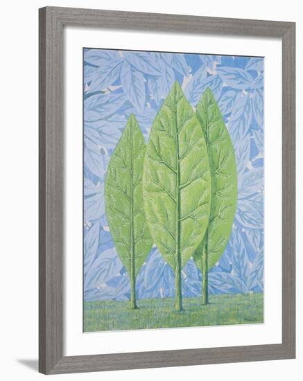 La belle saison-Rene Magritte-Framed Art Print