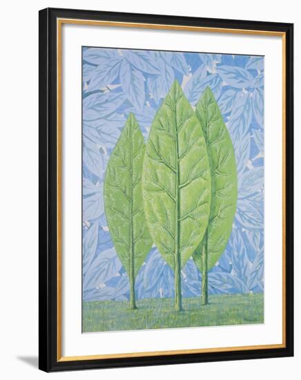 La belle saison-Rene Magritte-Framed Art Print