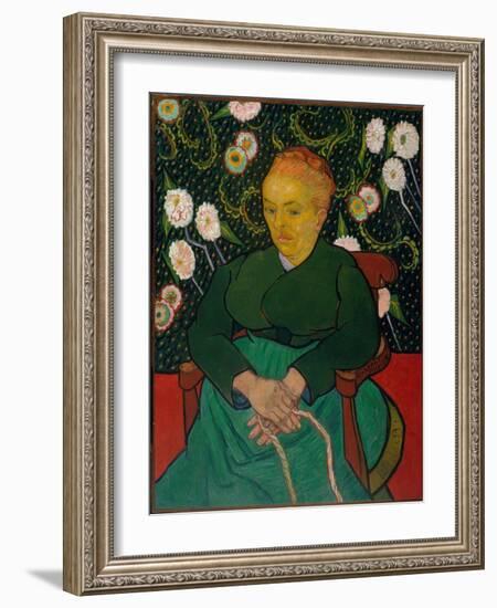 La Berceuse, 1889-Vincent van Gogh-Framed Giclee Print