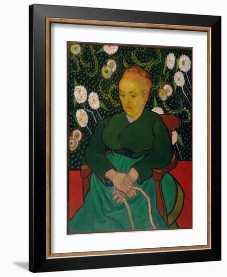 La Berceuse, 1889-Vincent van Gogh-Framed Giclee Print