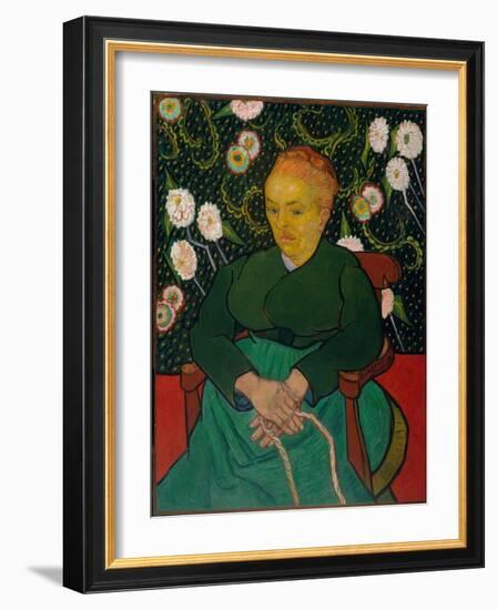 La Berceuse, 1889-Vincent van Gogh-Framed Giclee Print