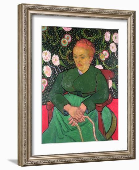 La Berceuse, January 1889-Vincent van Gogh-Framed Giclee Print