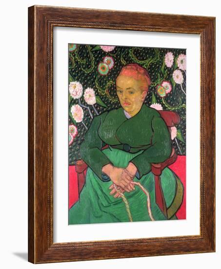 La Berceuse, January 1889-Vincent van Gogh-Framed Giclee Print