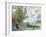 La Berge Du Petit-Gennevilliers, Circa 1875-Eug?ne Boudin-Framed Giclee Print