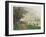 La Berge Du Petit-Gennevilliers, Soleil Couchant, 1875 (Oil on Canvas)-Claude Monet-Framed Giclee Print