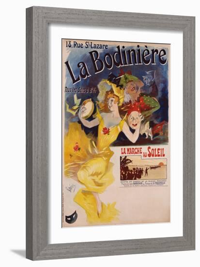 La Bodiniere Poster-Jules Chéret-Framed Giclee Print