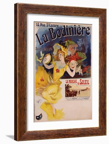 La Bodiniere Poster-Jules Chéret-Framed Giclee Print