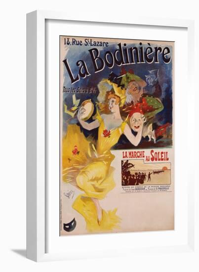 La Bodiniere Poster-Jules Chéret-Framed Giclee Print