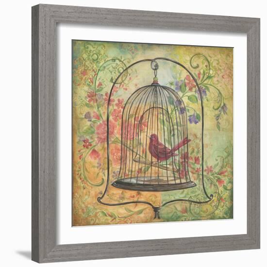 La Boheme Bird II-Kate McRostie-Framed Art Print