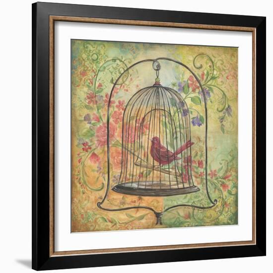 La Boheme Bird II-Kate McRostie-Framed Art Print