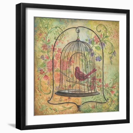 La Boheme Bird II-Kate McRostie-Framed Art Print