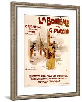 La Boheme-Adolfo Hohenstein-Framed Giclee Print
