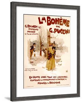 La Boheme-Adolfo Hohenstein-Framed Giclee Print