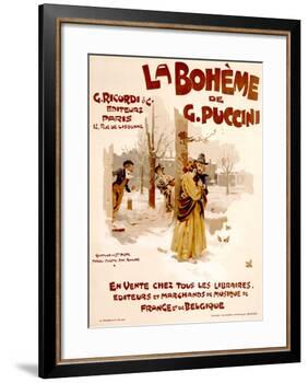 La Boheme-Adolfo Hohenstein-Framed Giclee Print