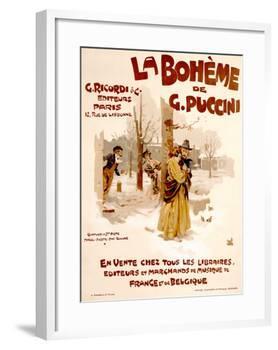 La Boheme-Adolfo Hohenstein-Framed Giclee Print