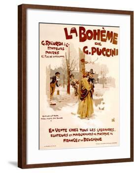 La Boheme-Adolfo Hohenstein-Framed Giclee Print