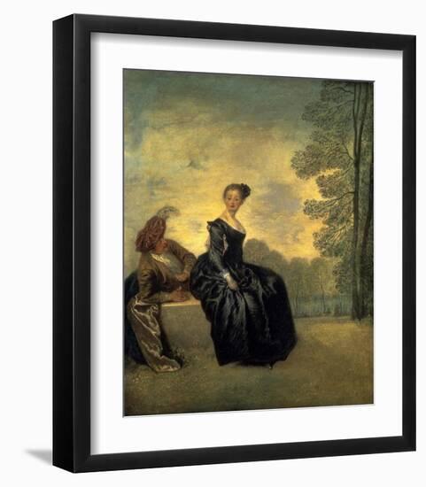 La Boudeuse, 1718-Antoine Watteau-Framed Art Print