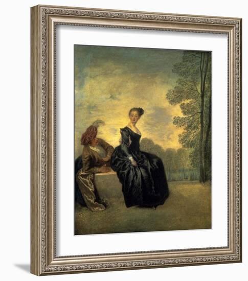 La Boudeuse, 1718-Antoine Watteau-Framed Art Print