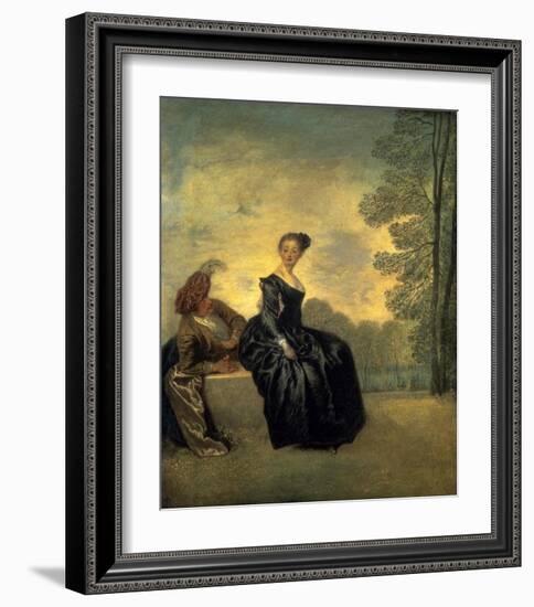 La Boudeuse, 1718-Antoine Watteau-Framed Art Print