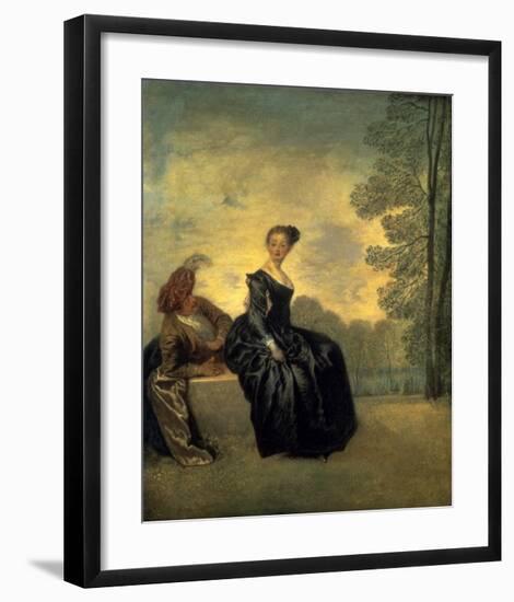 La Boudeuse, 1718-Antoine Watteau-Framed Art Print